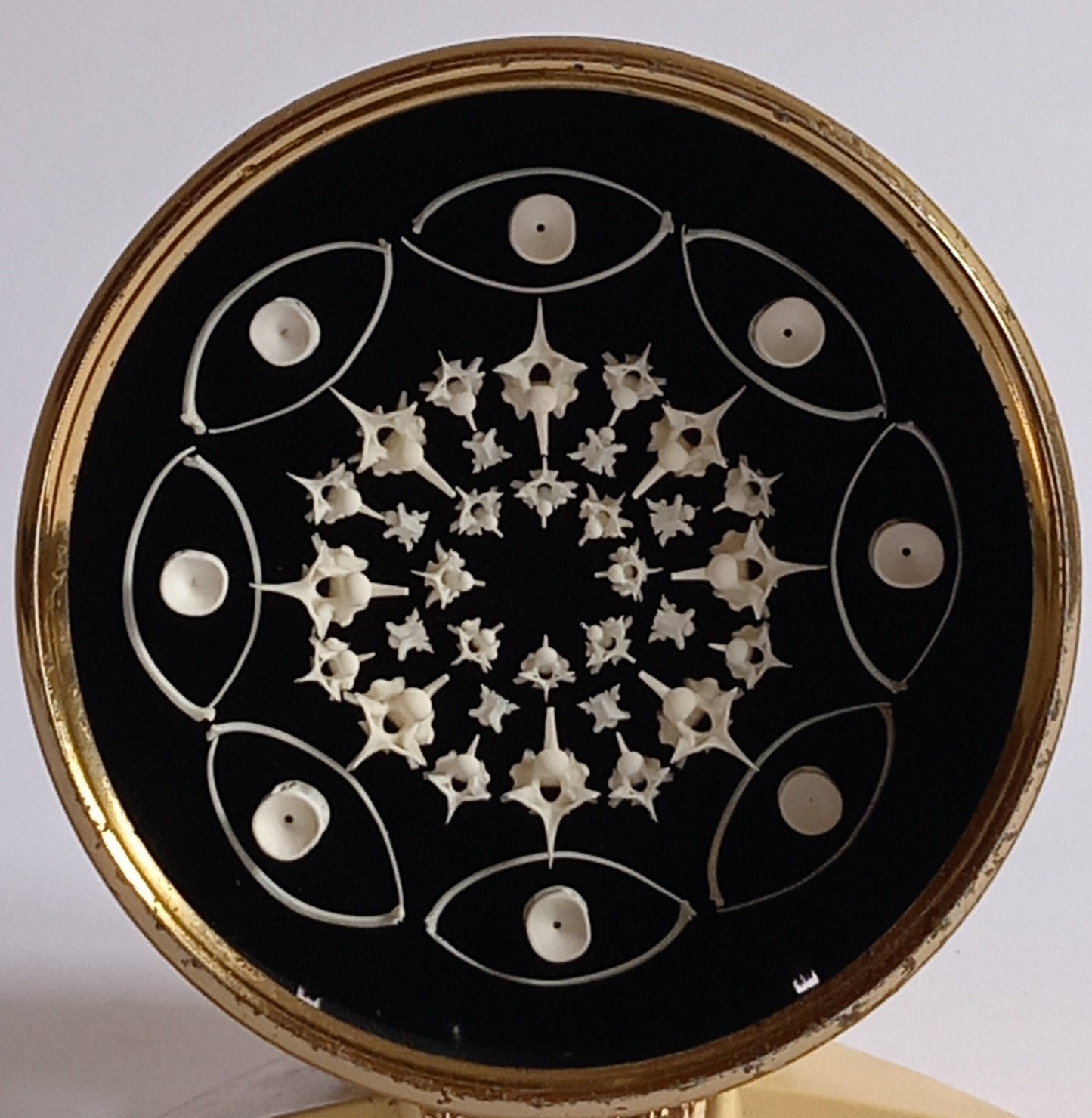 Bone Mandala Clock