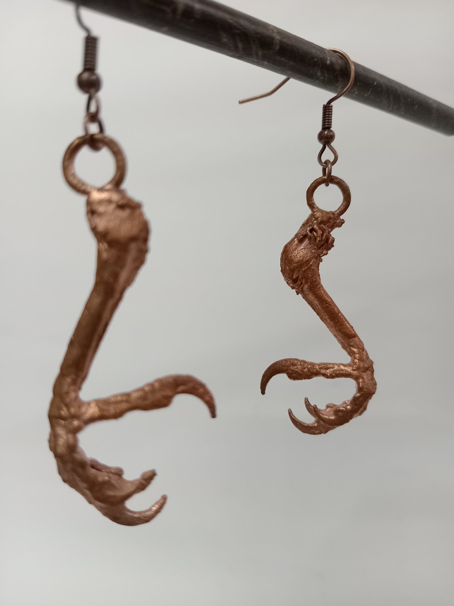 Electroformed Bird Feet
