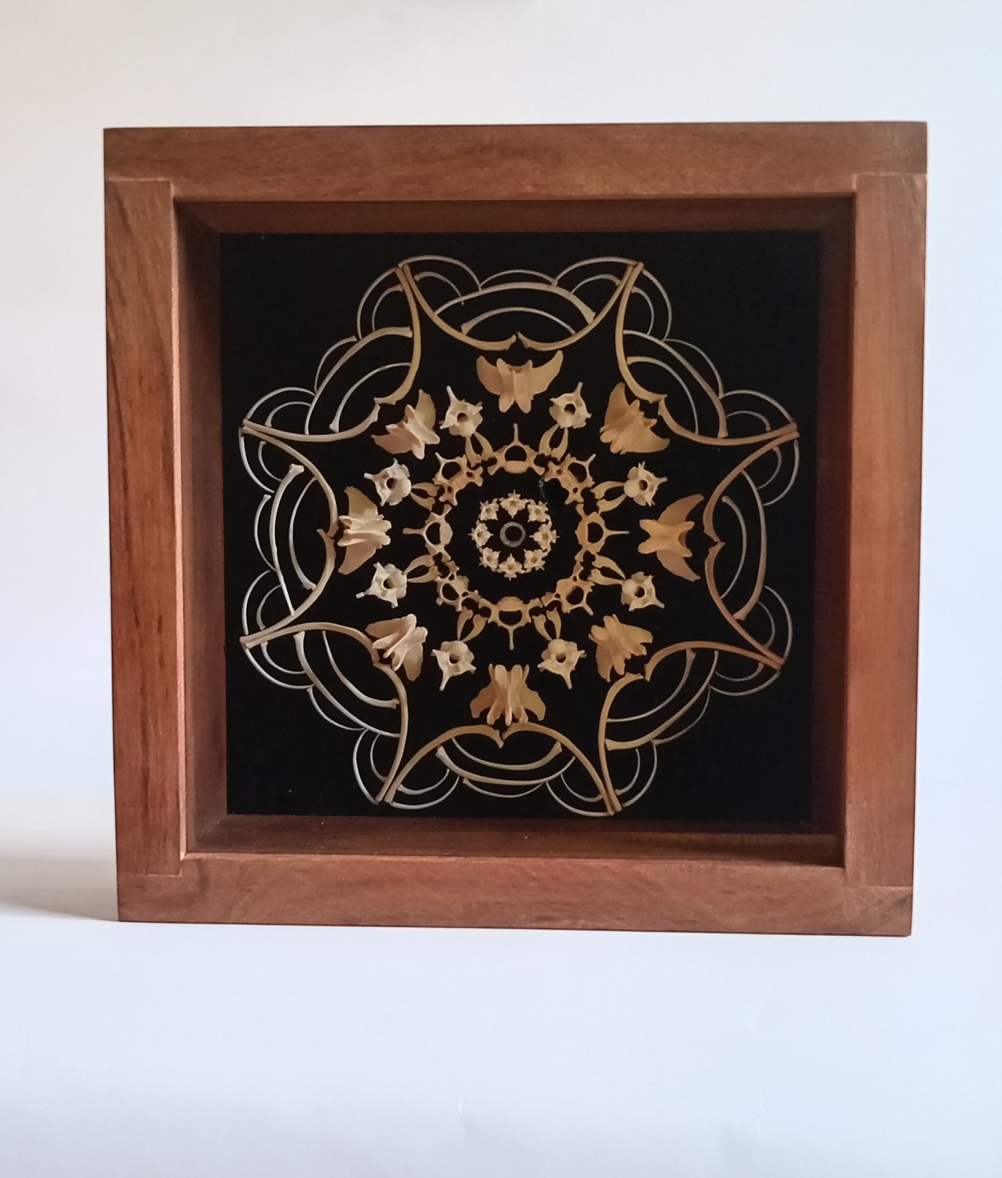 Snake and Mongoose Bone Mandala
