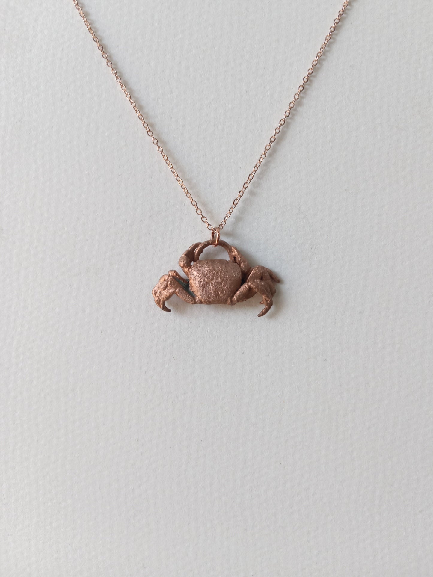 Ocean-Inspired Crab Pendant