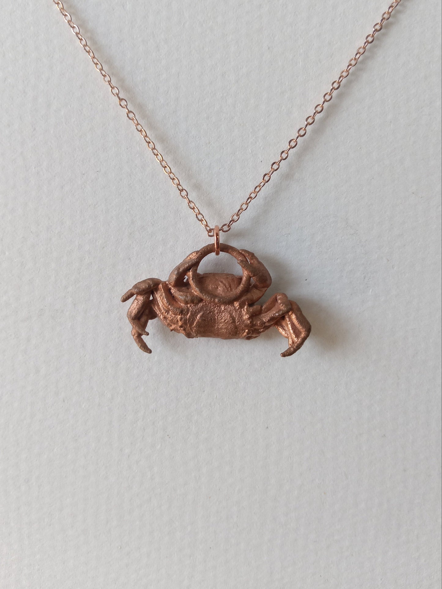Ocean-Inspired Crab Pendant