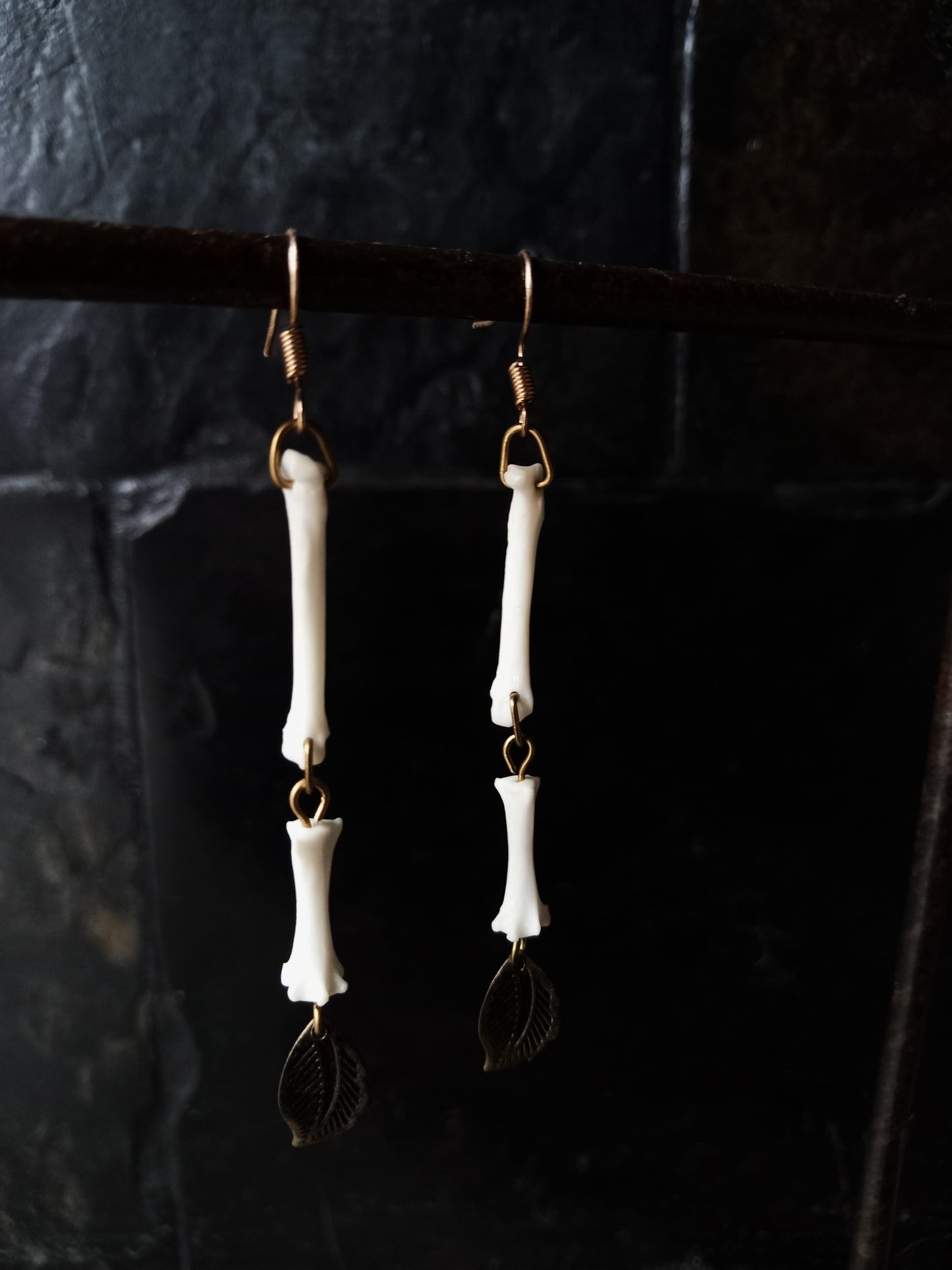 Cat Bone Earrings — Ethical Bone Jewellery, South Africa
