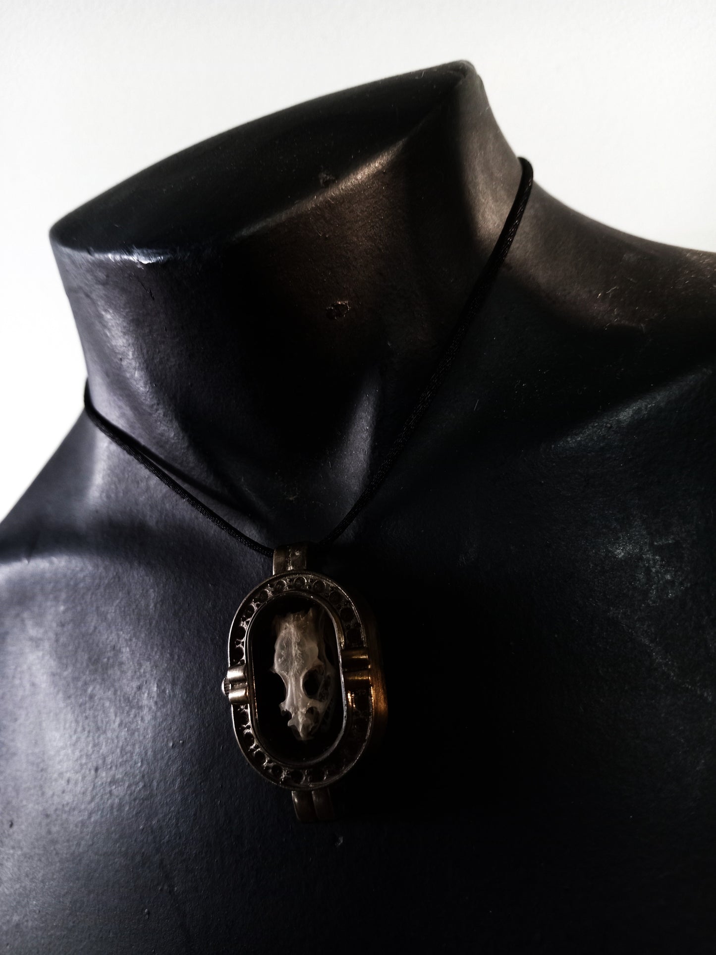 Tiny Snake Skull Pendant