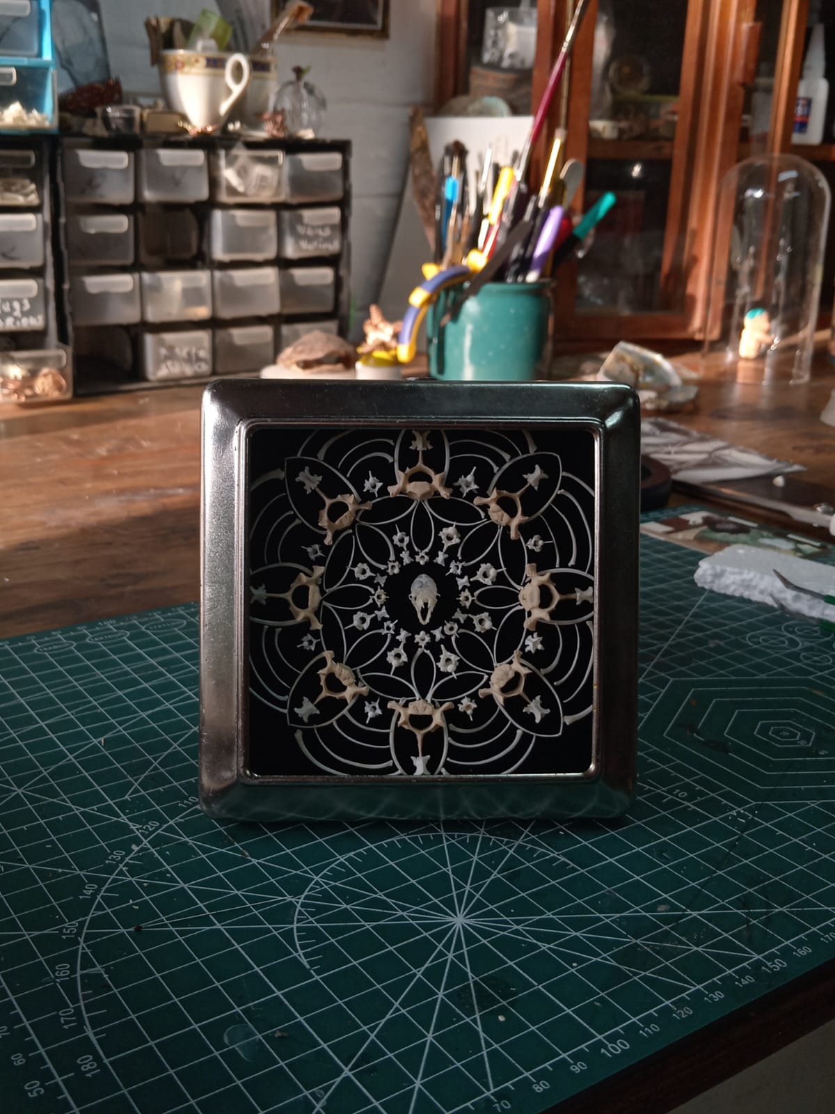 Bat Skull Bone Mandala