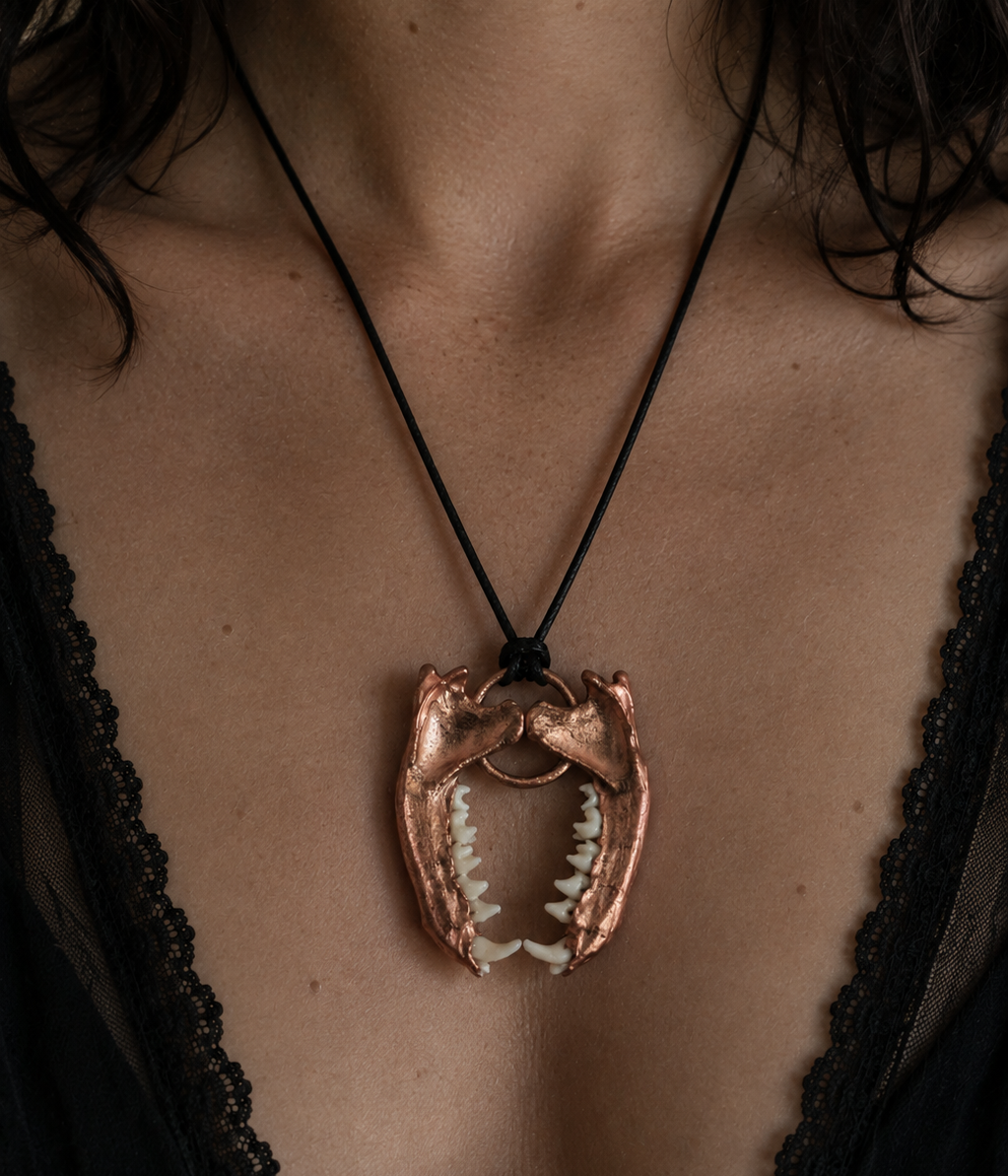 Mongoose Mandibles in Copper