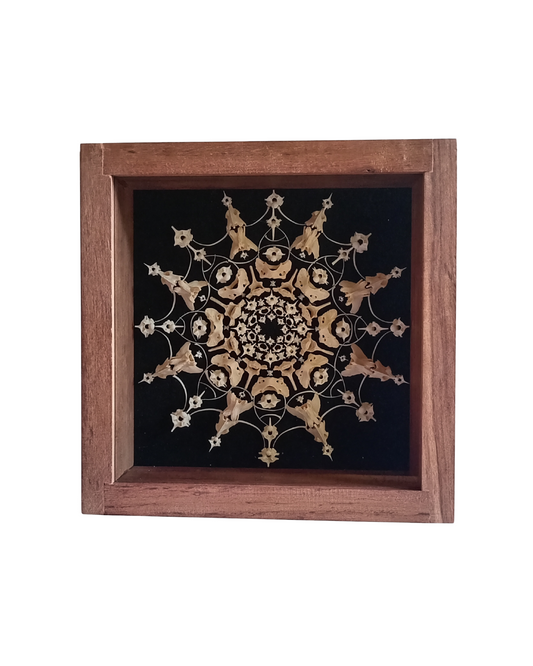 Snake and Mongoose Bone Mandala