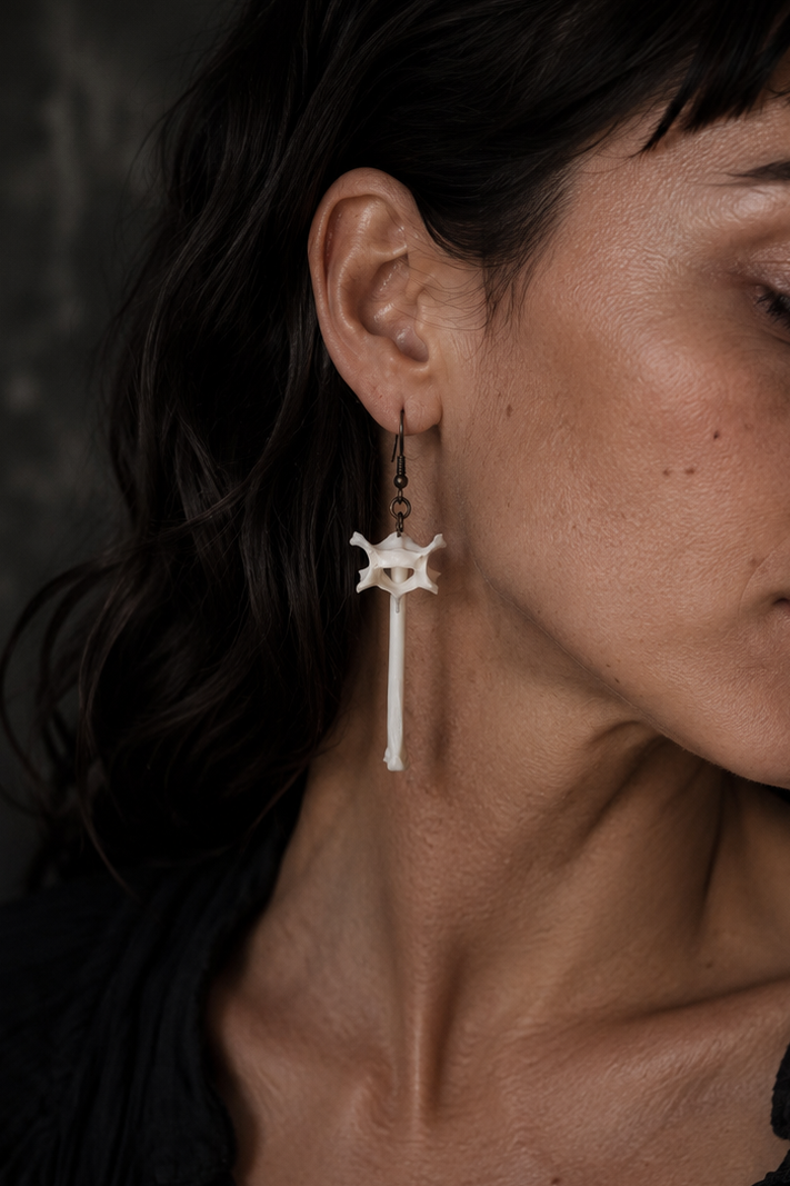 Cat Bone Earrings