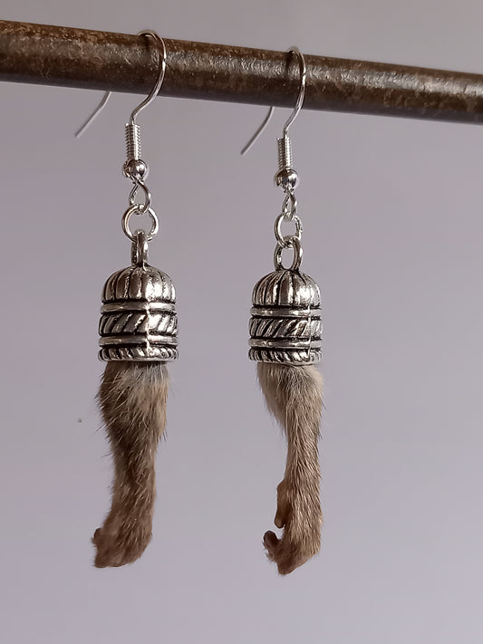 Rat Paw Earrings