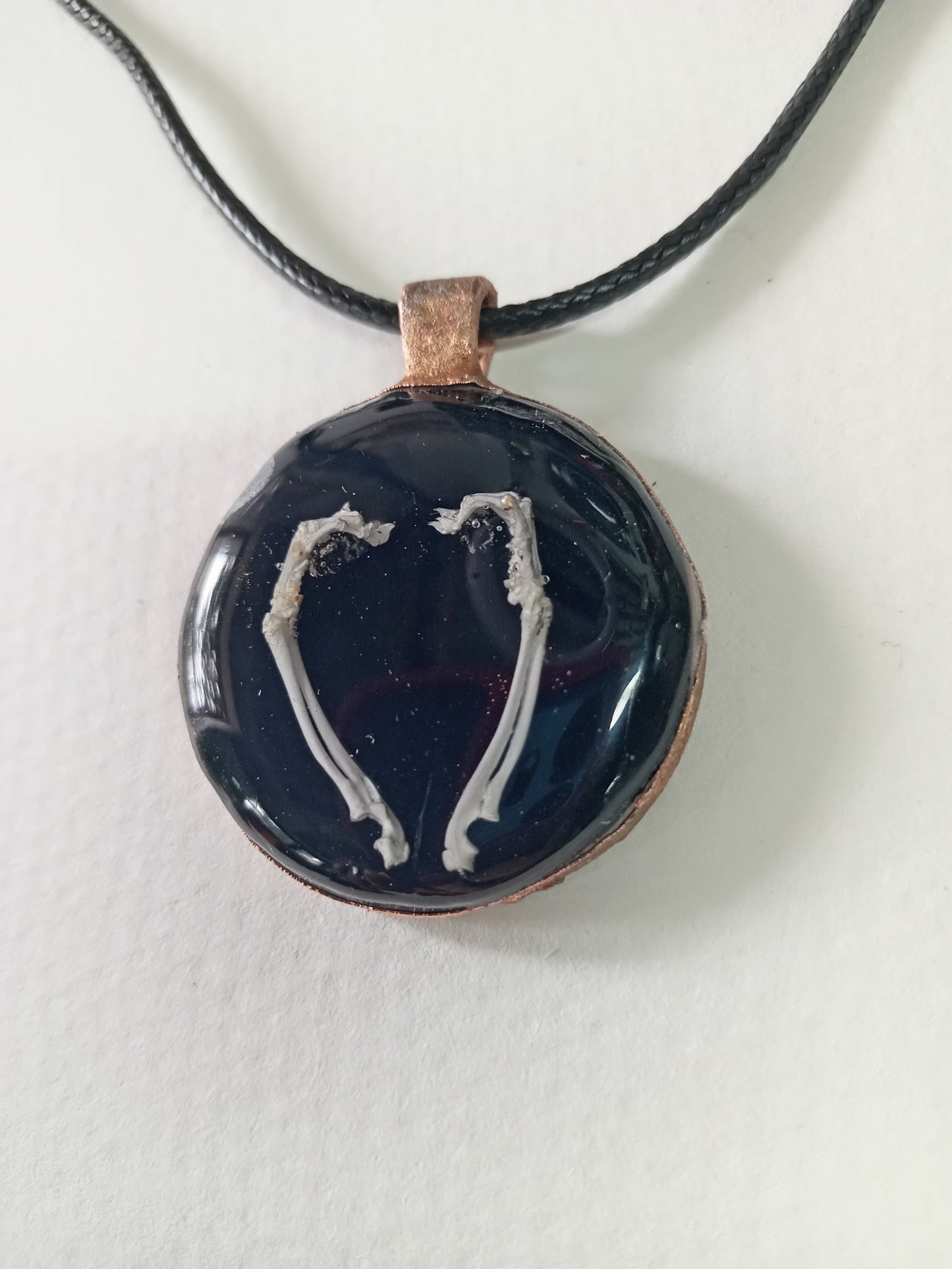 Mouse Forearm Bone Resin Pendant