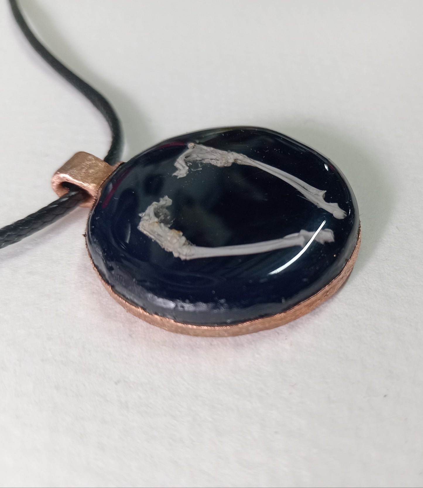 Mouse Forearm Bone Resin Pendant