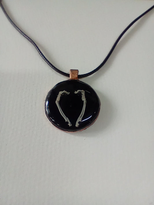 Mouse Forearm Bone Resin Pendant
