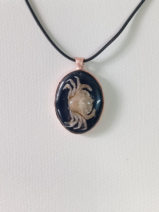 Crab Resin Pendant
