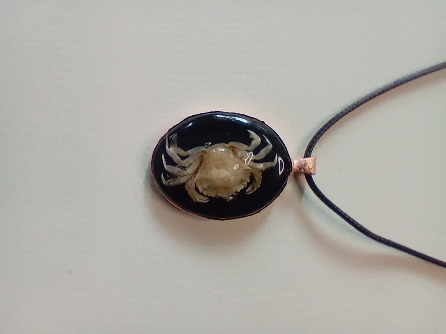 Crab Resin Pendant