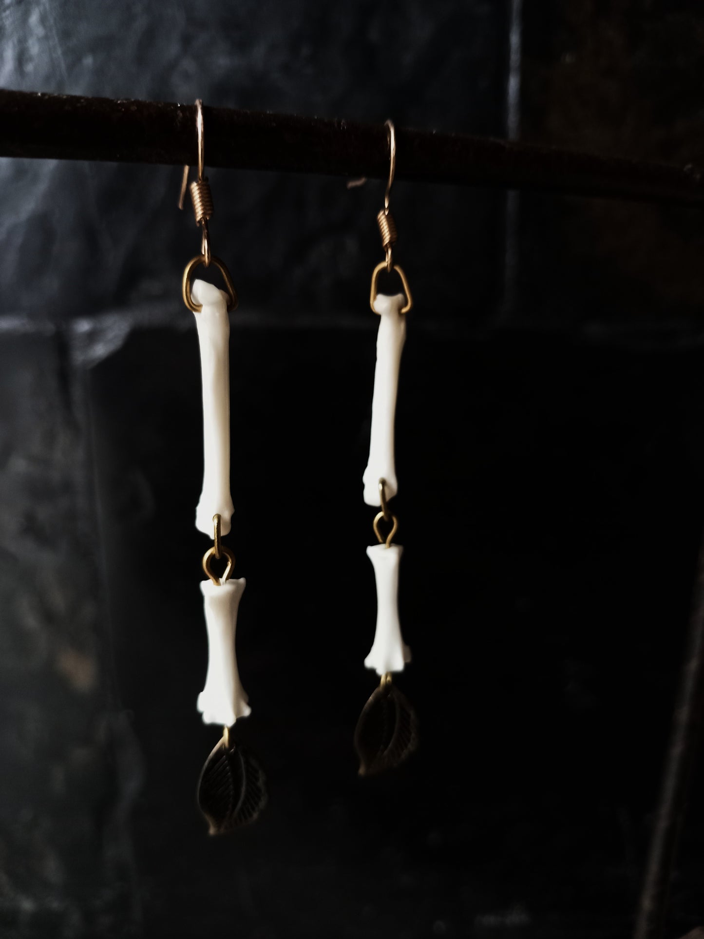 Cat Bone Earrings — Ethical Bone Jewellery, South Africa