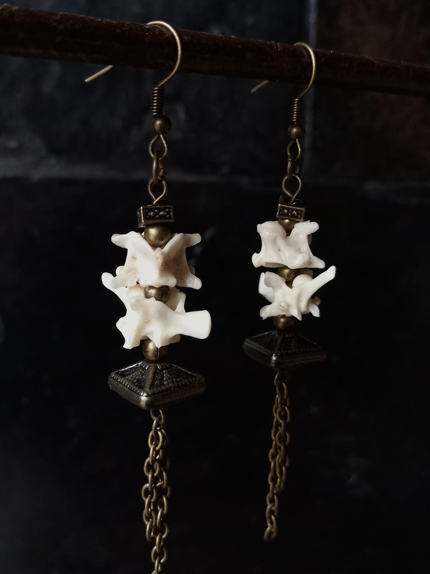 Snake Bone Earrings — Ethical Bone Jewellery, South Africa