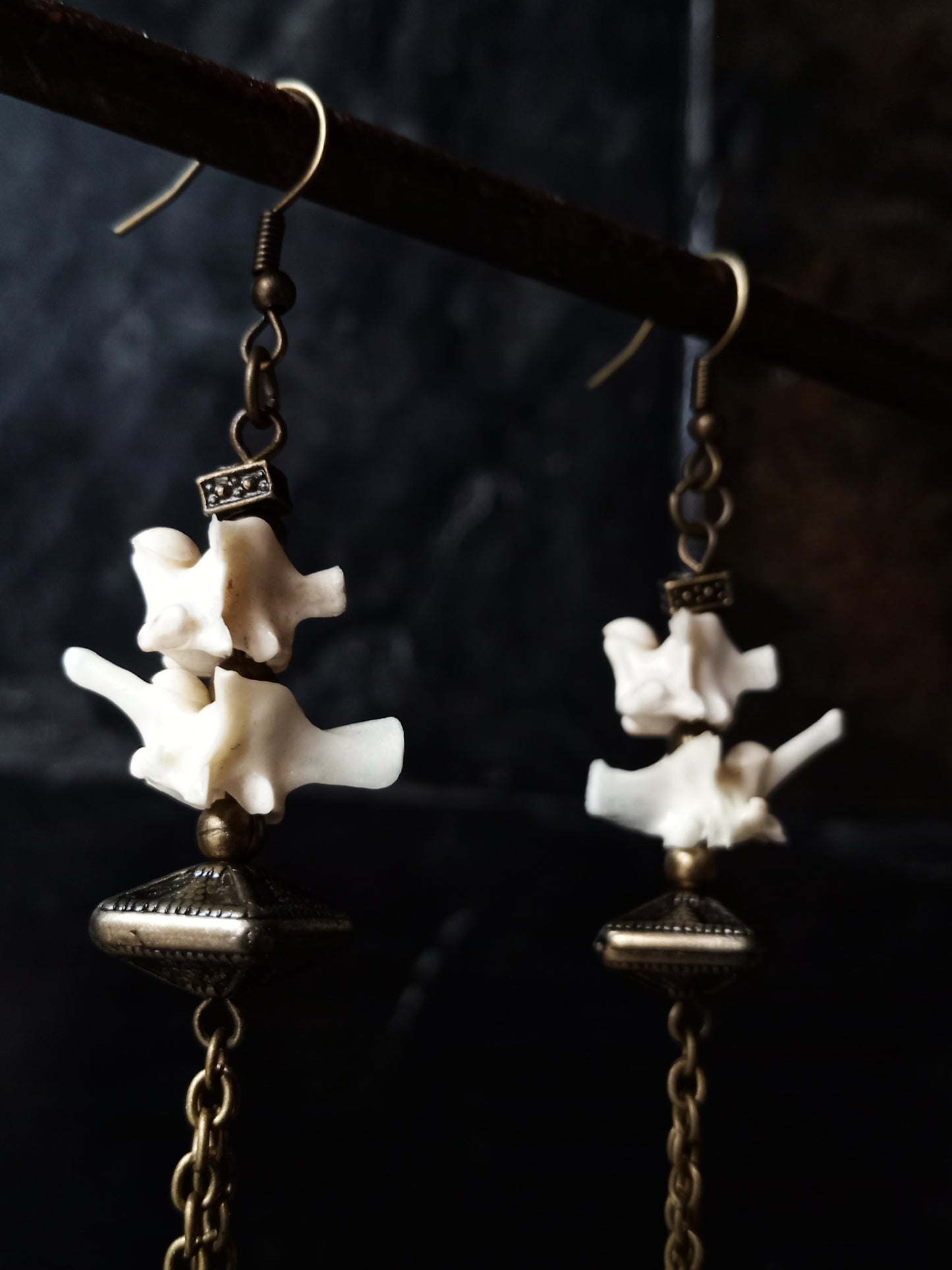 Snake Bone Earrings — Ethical Bone Jewellery, South Africa