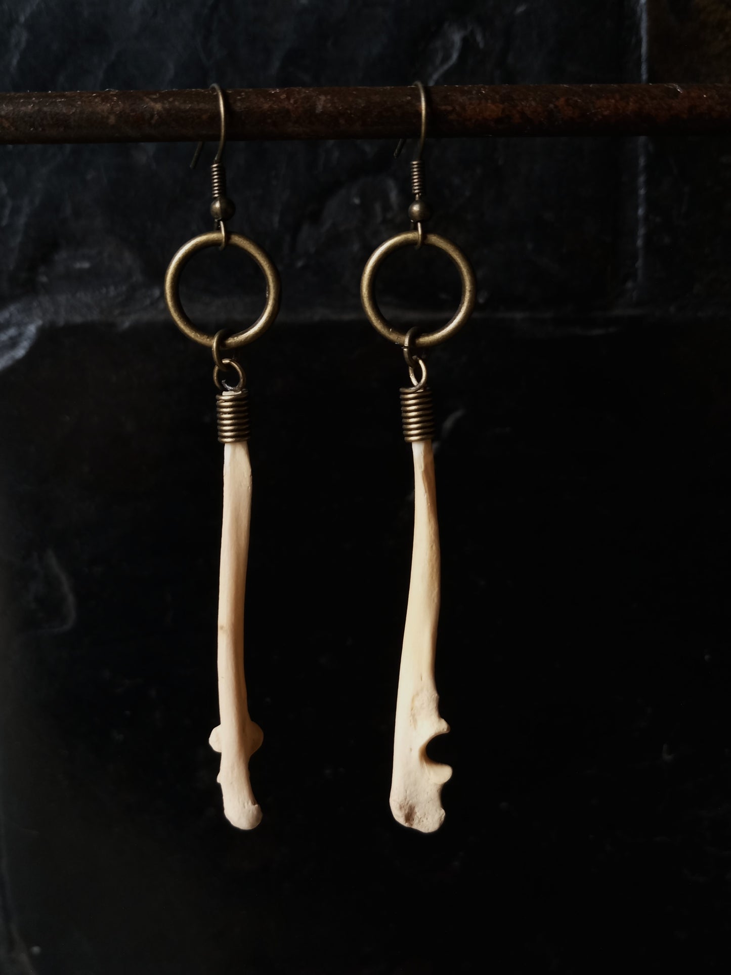 Mongoose Bone Earrings — Ethical Bone Jewellery, South Africa