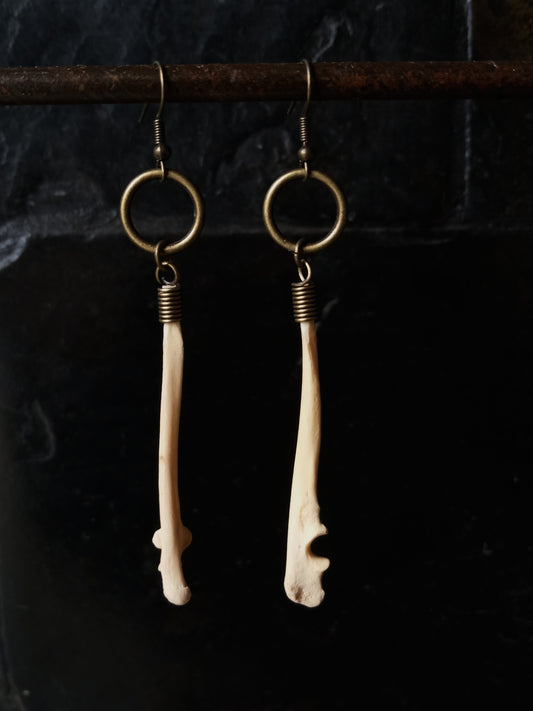 Mongoose Bone Earrings — Ethical Bone Jewellery, South Africa