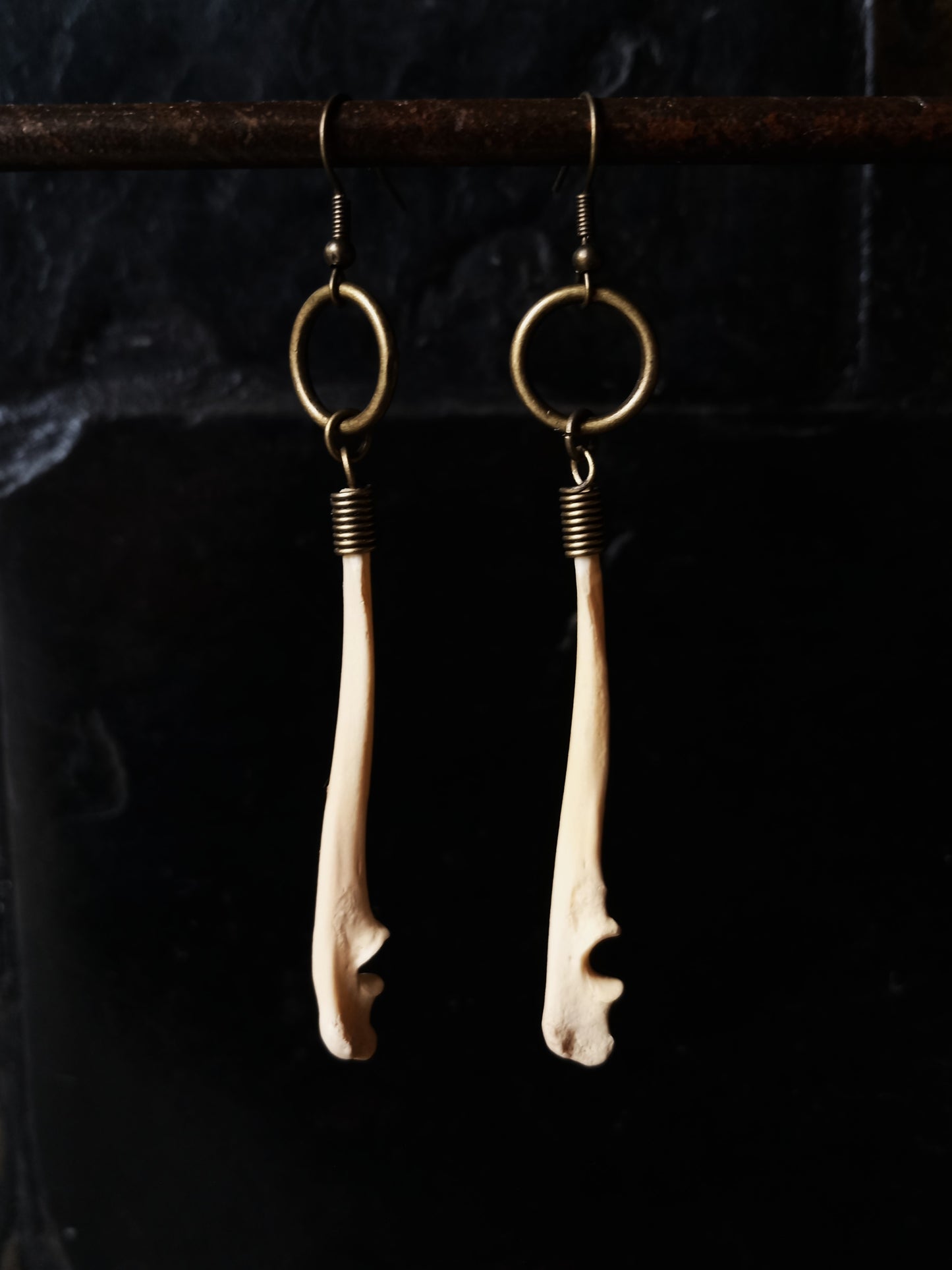 Mongoose Bone Earrings — Ethical Bone Jewellery, South Africa