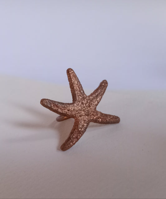 Star Fish Copper Ring