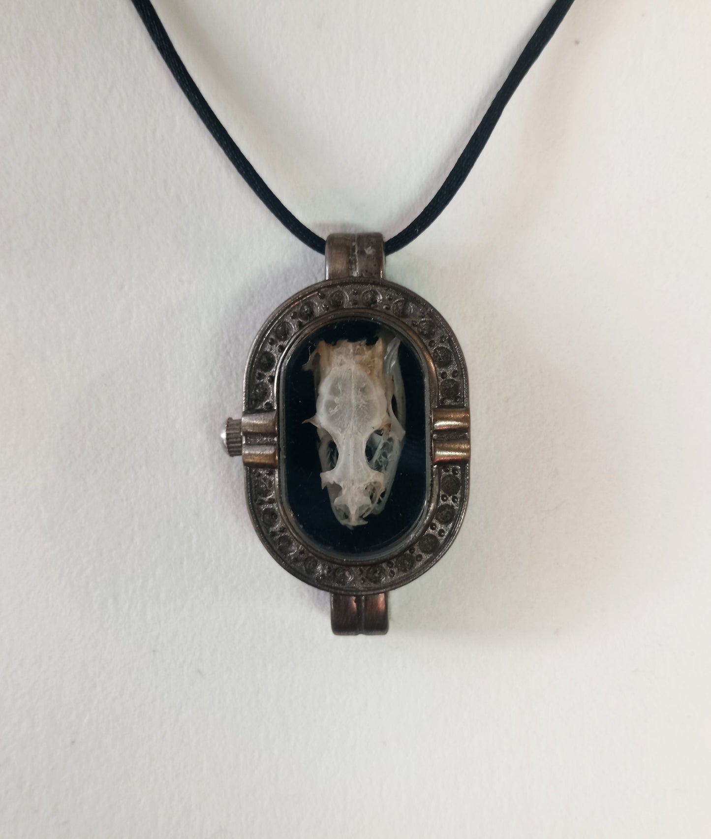 Tiny Snake Skull Pendant