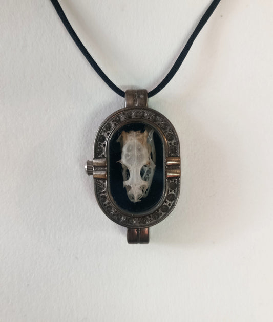 Tiny Snake Skull Pendant