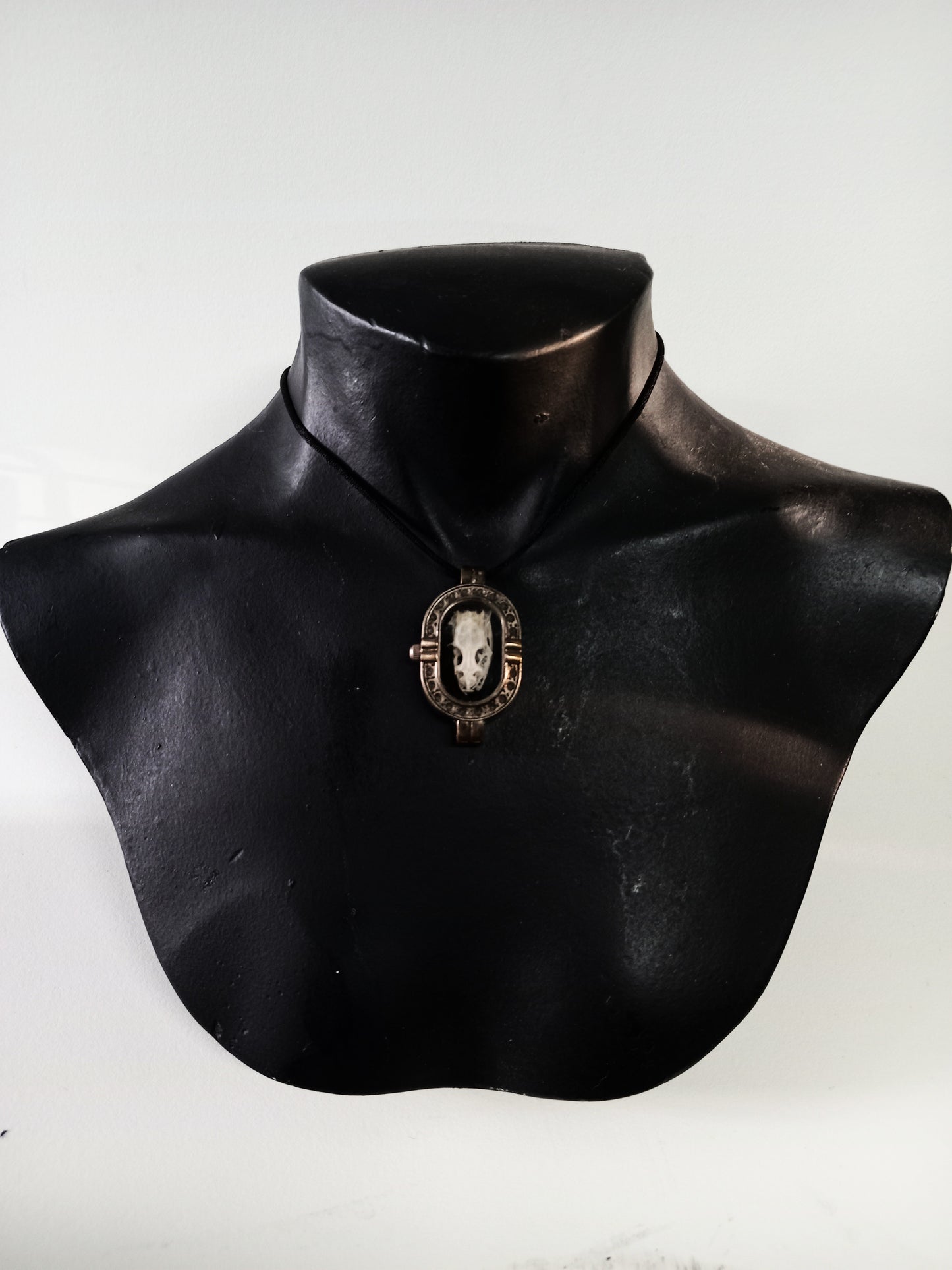 Tiny Snake Skull Pendant