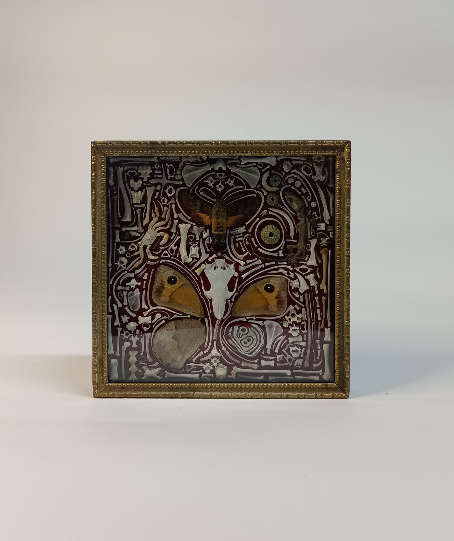 Nature Compostion on Red Velvet Small