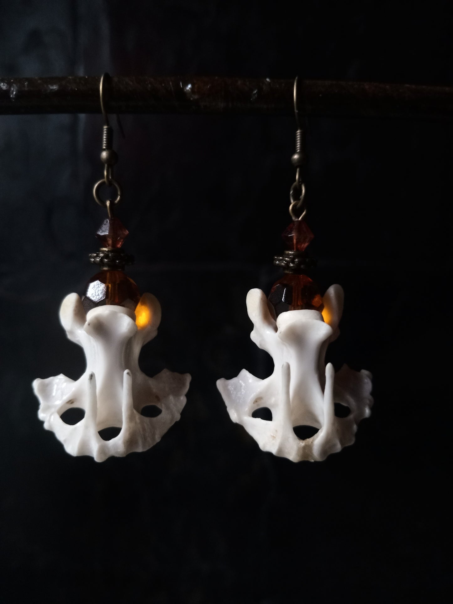 Bird Vertebrae Earrings