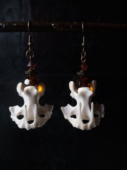 Bird Vertebrae Earrings