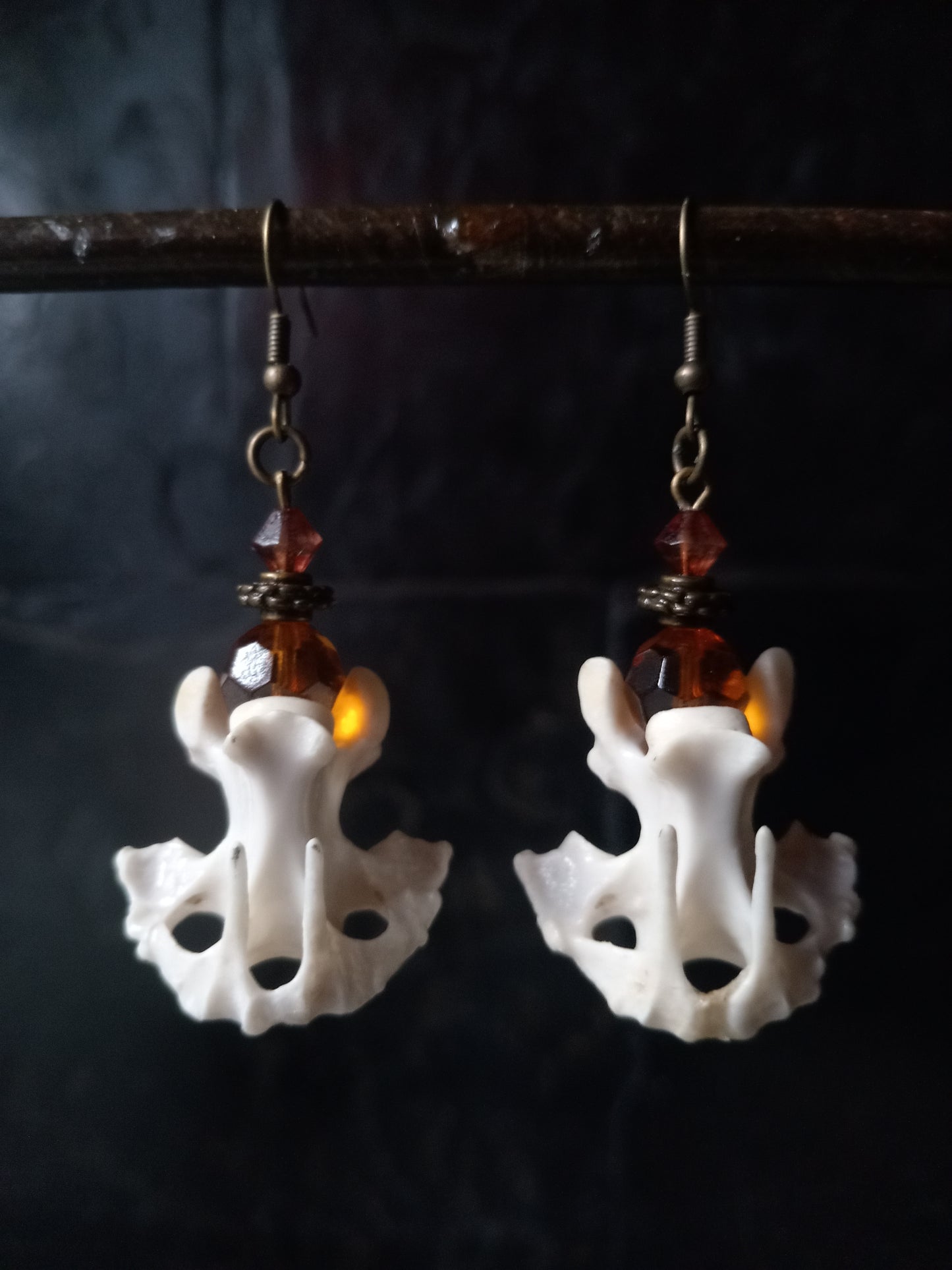 Bird Vertebrae Earrings