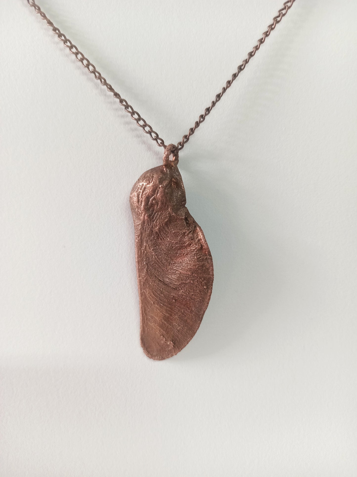 Electroformed Copper  Helicopter Seed Pod