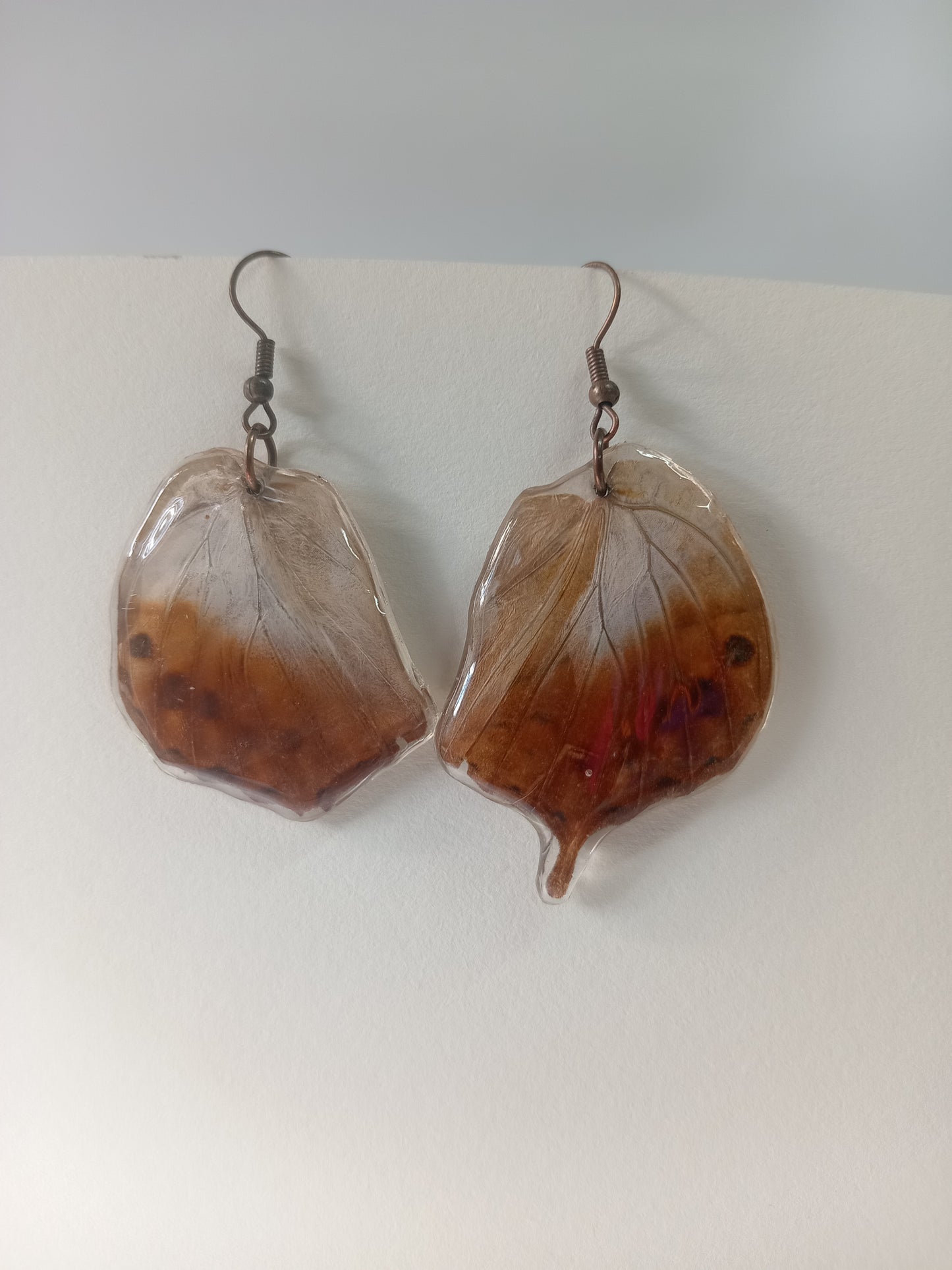 Autumn Leaf Butterfly Earrings