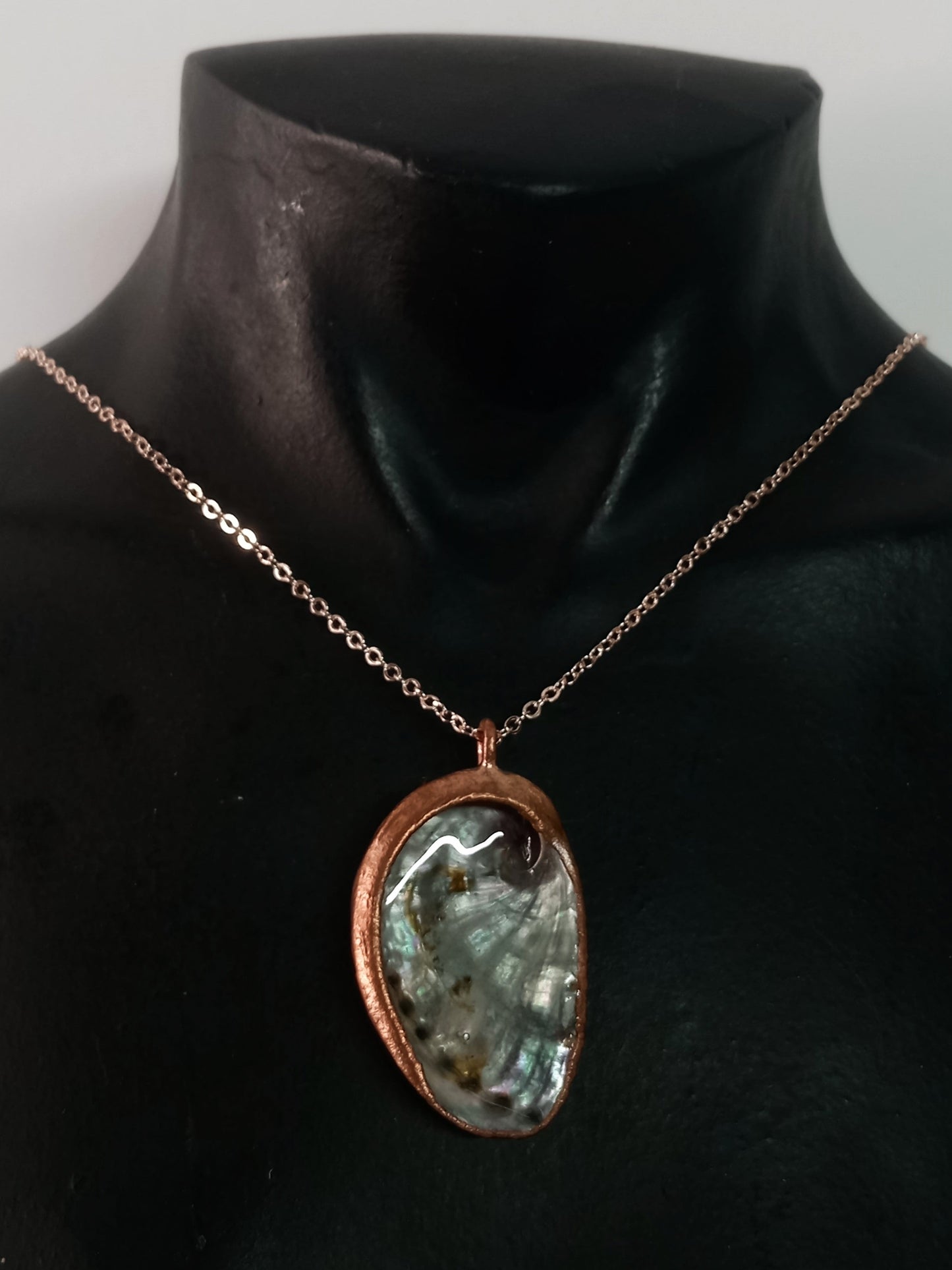 Abalone Copper Pendant