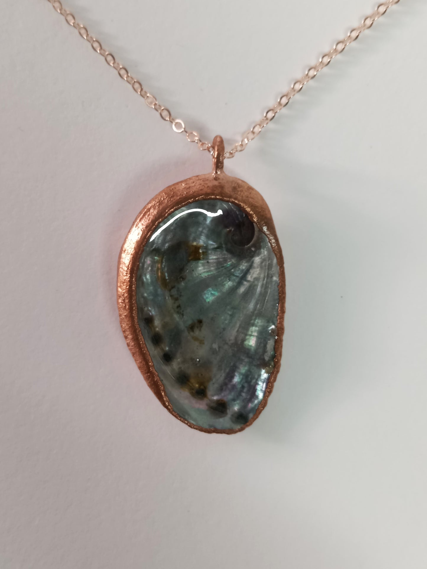 Abalone Copper Pendant