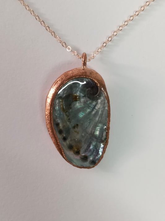 Abalone Copper Pendant