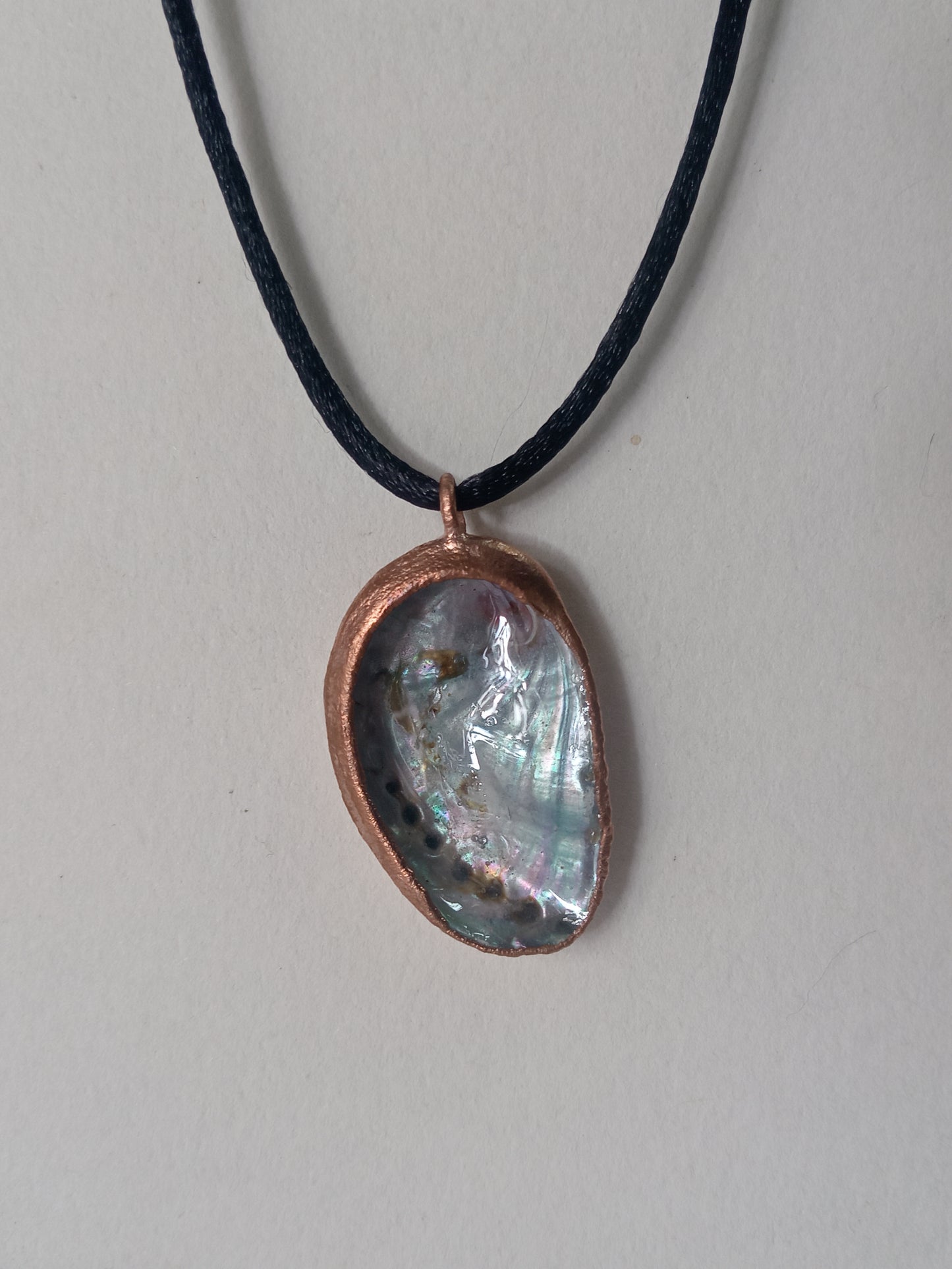 Abalone Copper Pendant