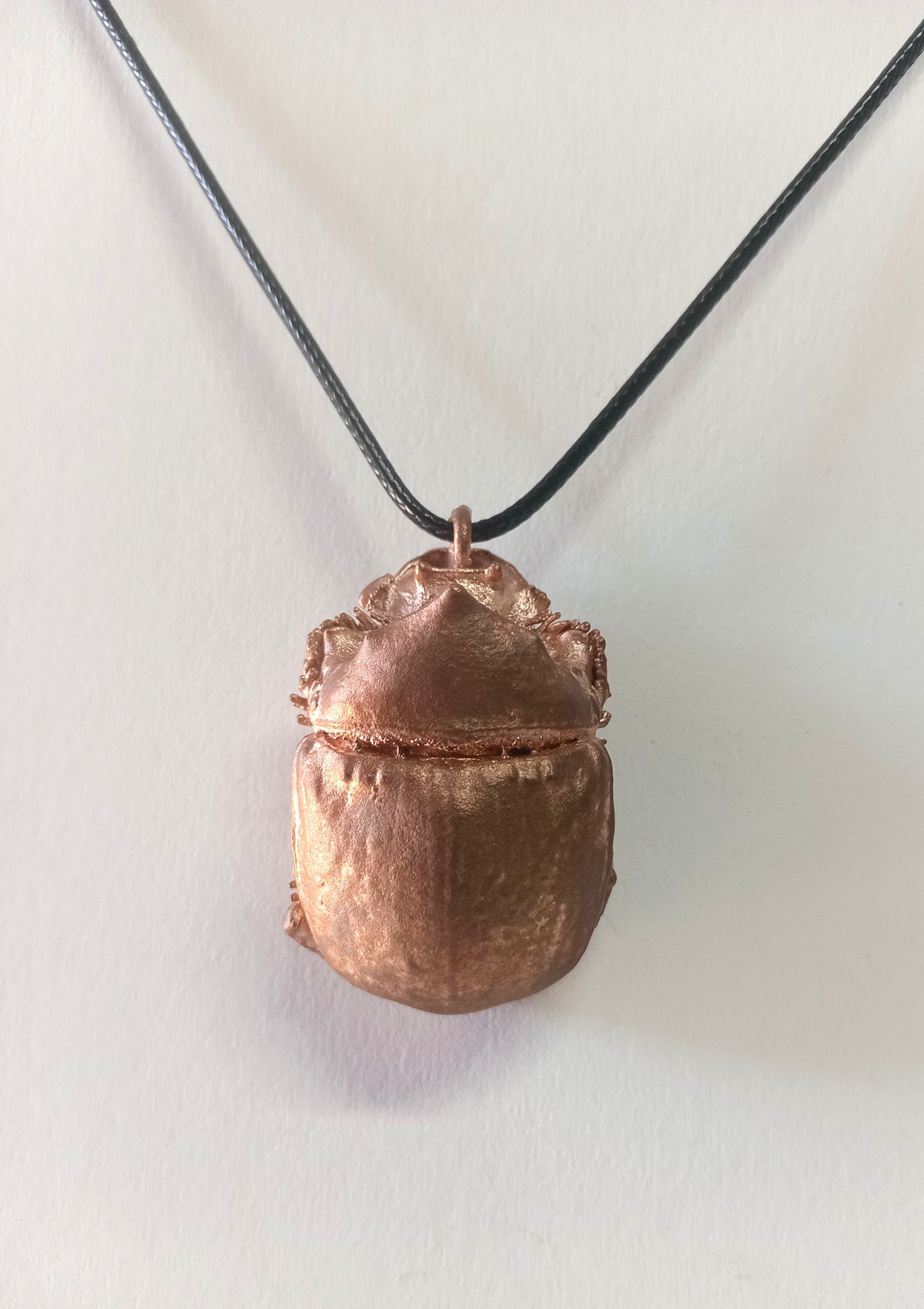 Copper Electroformed Beetle