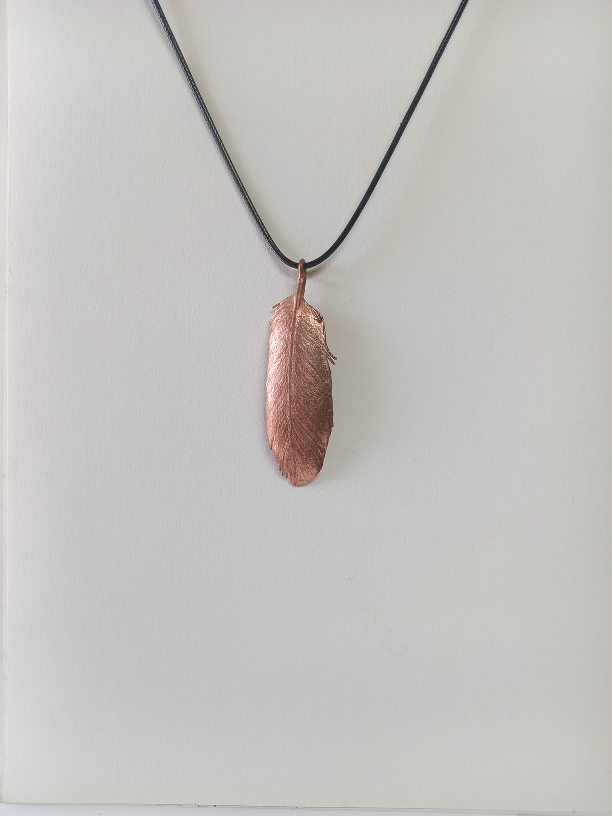 Copper Electroformed Feather