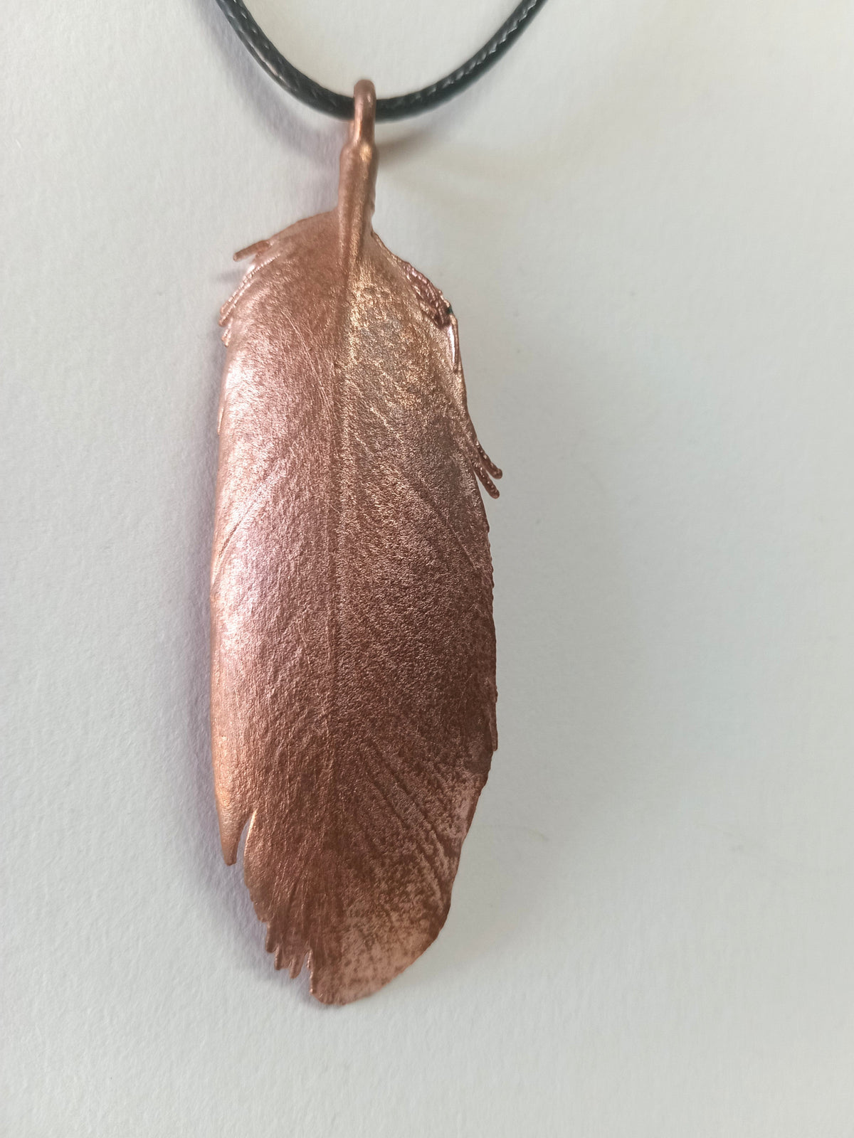 Copper Electroformed Feather