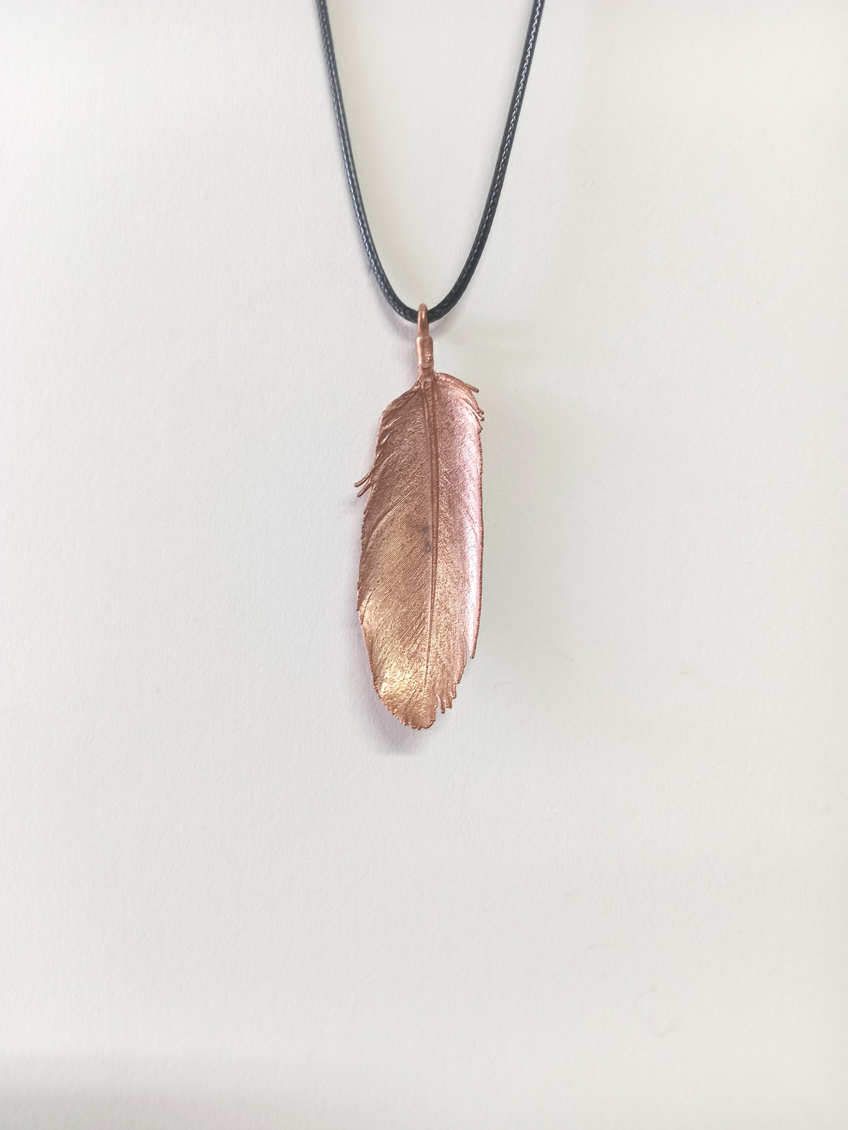 Copper Electroformed Feather