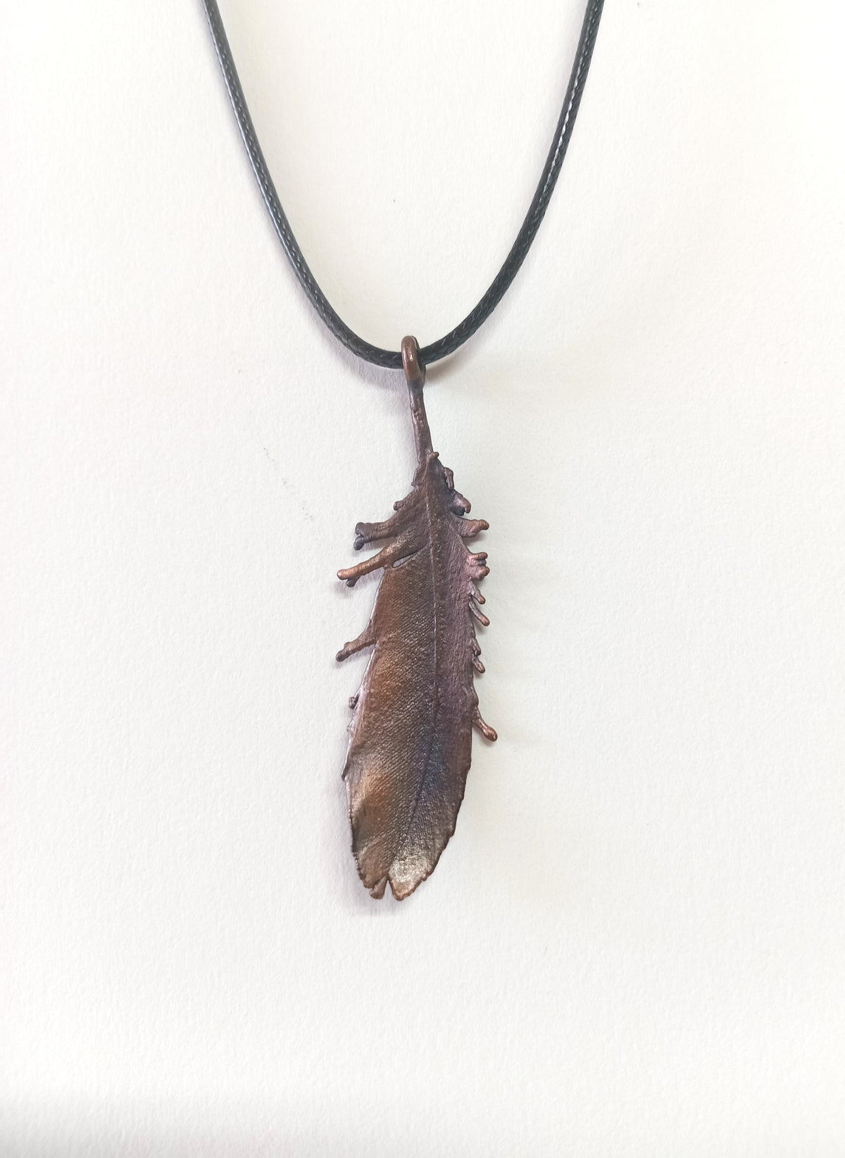 Copper Electroformed Feather