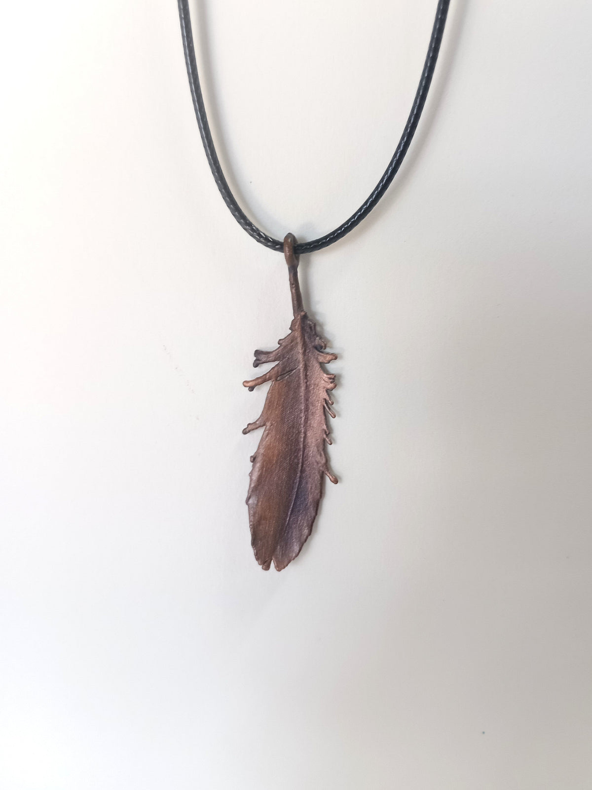 Copper Electroformed Feather