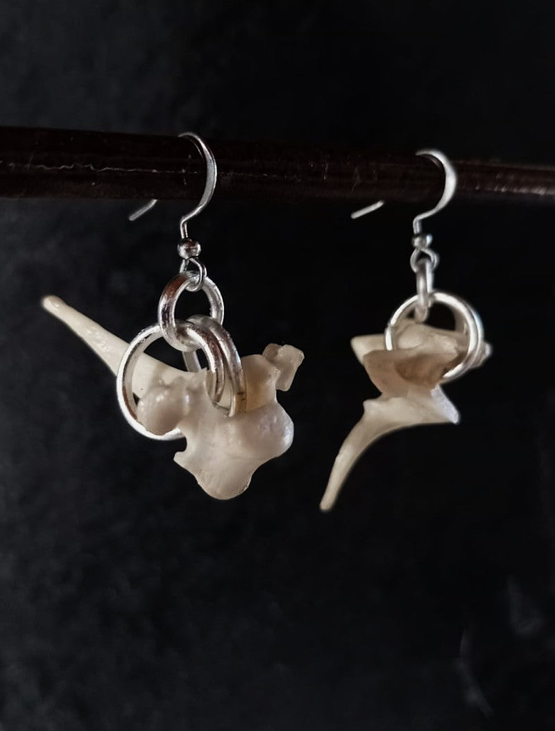 Mismatched Monkey Bone Earrings