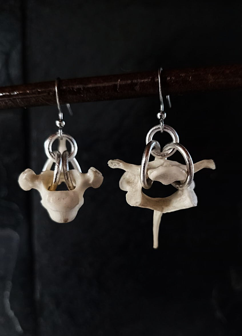 Mismatched Monkey Bone Earrings